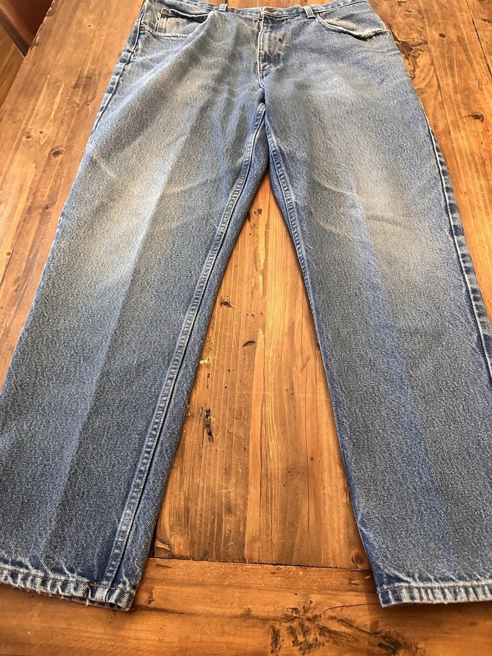 LL Bean Natural Fit Men’s Jeans Size 37 X 32 Blue Vintage L.L. Beans Pants